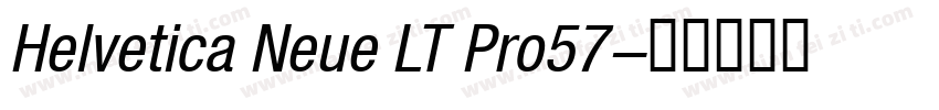 Helvetica Neue LT Pro57字体转换